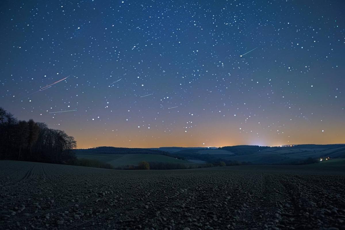 Le ciel s'embrase : découvrez les meilleurs spots pour admirer les étoiles filantes près de Salon-de-Provence